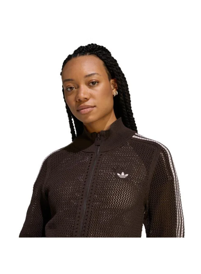 adidas Originals  KNITTED CROCHET FIREBIRD TRACK TOP for Women | Best Price UAE